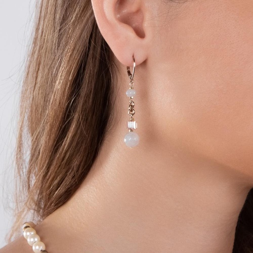 Серьги Lanzerotti, Pesca, авантюрин, кристалл, гематит, LZ-24.05-252 розовый фото 2