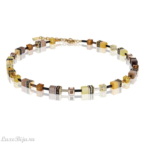 Колье Coeur de Lion Brown-Yellow 2838/10-1101