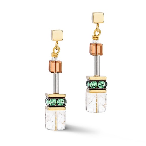 Серьги Coeur de Lion Olive-Brown, 3018/21-0911 фото 8