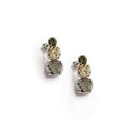 Серьги Catherine Bijoux, Venus, с кристаллами, CB25.1-5298FS серебристый