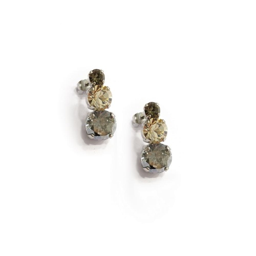 Серьги Catherine Bijoux, Venus, с кристаллами, CB25.1-5298FS серебристый