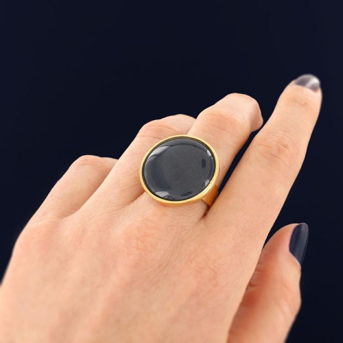 Кольцо TARATATA, Instinct, разъемное, смола, слюдяной порошок, TT-H25-10428-204 синий фото 3