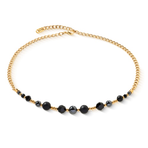 Колье Coeur de Lion Black-Gold, 4089/10-1316