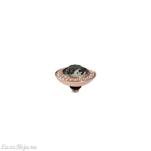 Шарм Qudo Tondo Deluxe Black Diamond 647174 BW/RG