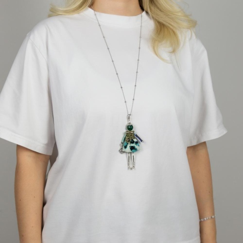 Подвеска Miamelie, кукла Элизабет, MiA-2604-CL8893 серебристый фото 2