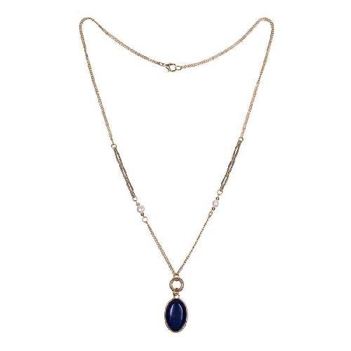 Колье Fiore Luna NATURAL LAPIS, LN5152 BL/G