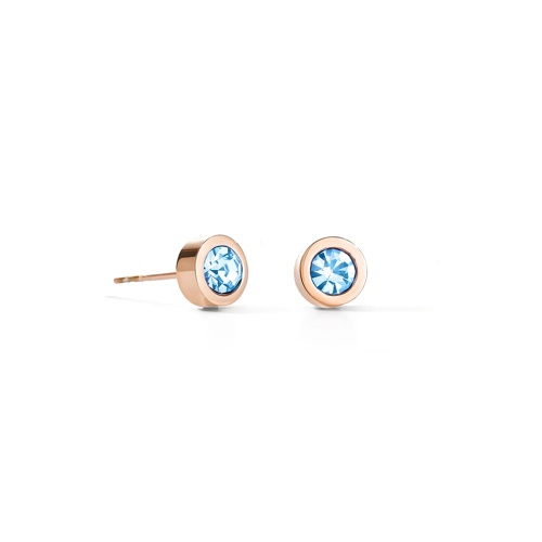 Серьги Coeur de Lion Light Blue-Gold, 0227/21-0755