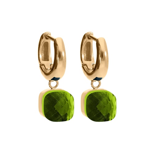 Серьги Qudo FIRENZE (G) Fern Green, 107001/20-4511