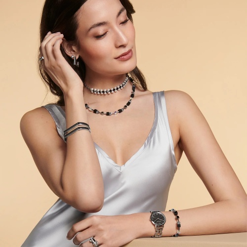 Колье Coeur de Lion Black-Crystal, 4018/10-1318 фото 6