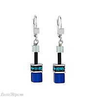 Серьги Coeur de Lion Blue-Green, 2838/20-0705