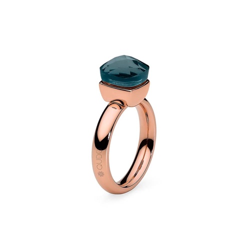 Кольцо Qudo Firenze london blue 16 мм 626029 BL/RG