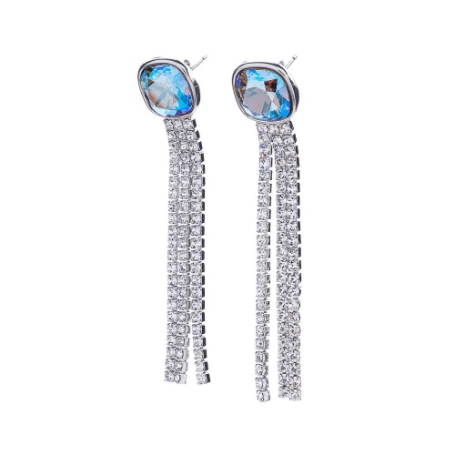 Серьги Moon Paris, Ringo, с кристаллами, MR-22.03-069 синий