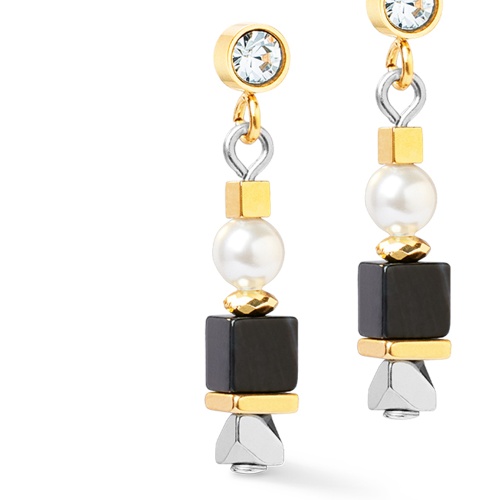 Серьги Coeur de Lion Black-White, 4314/21-1314 фото 2