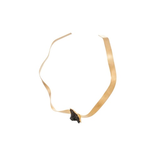 Колье Katerina Vassou, Chantal, гривна с друзой агата, KV26.1-275651G черный фото 2