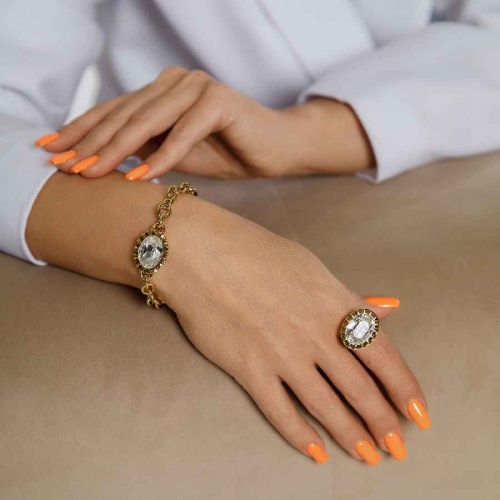 Браслет Qudo TIVOLA UNICA big (G/P) Crystal, 189501 фото 2