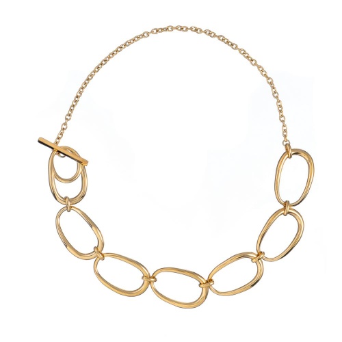 Колье Moon Paris, Steel, с овальными звеньями, MS-26.01-027 золотистый