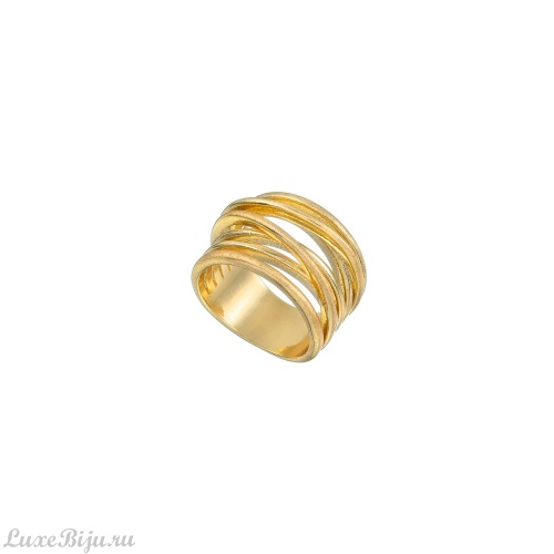 Кольцо Dansk Copenhagen, Tara Wrap, "бесконечность", DNSK25.2-1H1507 золотистый, 18