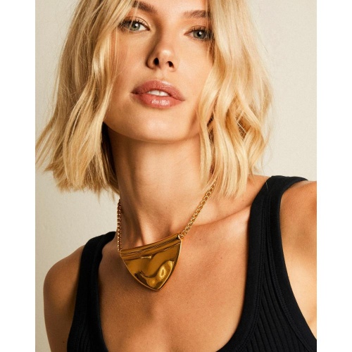Колье VIDDA, Dune, металл, VD24.1-01893 золотистый, 45см фото 3