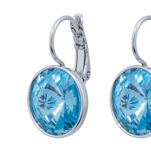 Серьги Fiore Luna Aquamarine, A1903.M22 BL/S фото 3