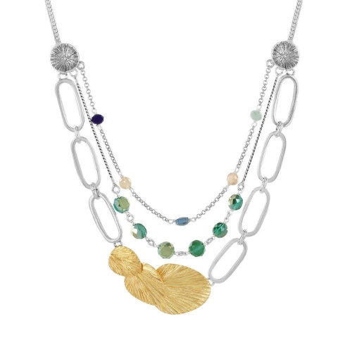 Колье TARATATA, Divine, со стеклянными бусинами, TT-W22-15105-204 золотистый