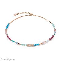 Колье Coeur de Lion Aqua-Lilac, *6020/10-2026