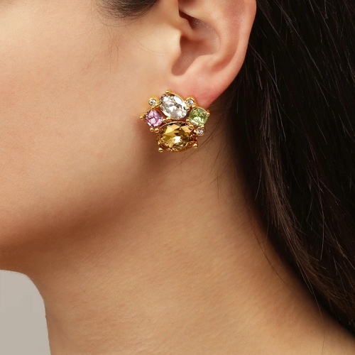 Серьги Dyrberg Kern EMMA SG GOLDEN, 440058 фото 2