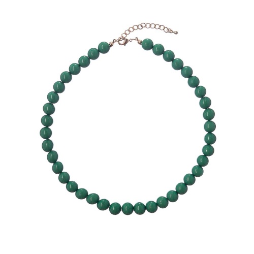 Колье Moon Paris, Valentine, с акриловыми бусинами, MVL-22.12-002 зеленый