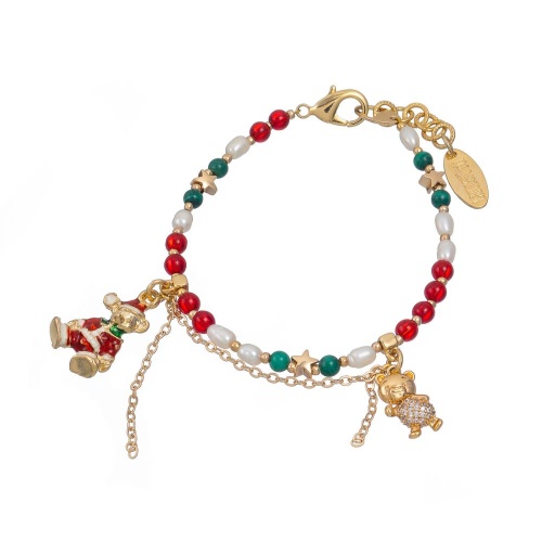 Браслет Lanzerotti, Mustang, жемчуг, малахит, чешское стекло, LZ-25.11-365 зеленый