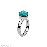 Кольцо Qudo Firenze blue apatite 18.4 мм 610136/18.4 BL/S