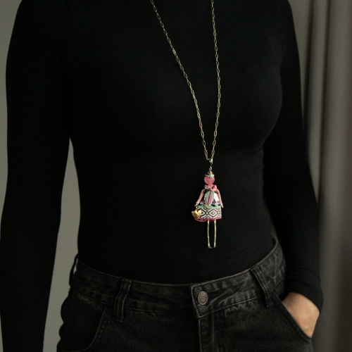 Подвеска Miamelie, кукла Надия, MiA-2602-CL8141 золотистый фото 3