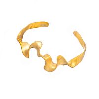 Браслет Dansk Copenhagen, Courage Waterproof, кафф с матовой плетеной отделкой, DNSK26.1-7W2507009 золотистый