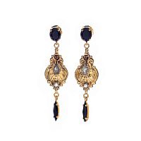 Серьги Celeste G, с жемчугом и кристаллами Swarovski, CS26.1-1707 черный