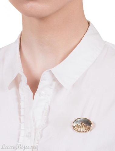 Брошь Fiore Luna FAB308.A BW фото 3