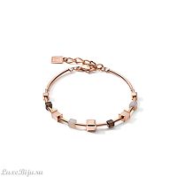 Браслет Coeur de Lion Rose Gold Brown 5059/30-1100