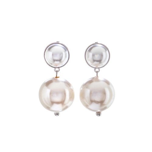 Серьги Moon Paris, Ringo, с жемчужными бусинами, MR-26.01-010 белый