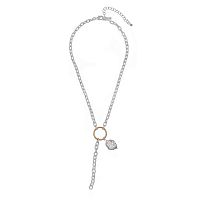 Колье Dansk Copenhagen, Audrey, с жемчугом, DNSK26.1-9C2601027 серебристый