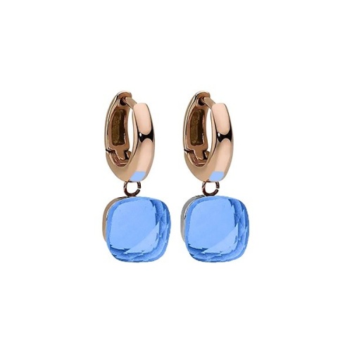 Серьги Qudo Firenze sapphire 300299 BL/RG фото 4