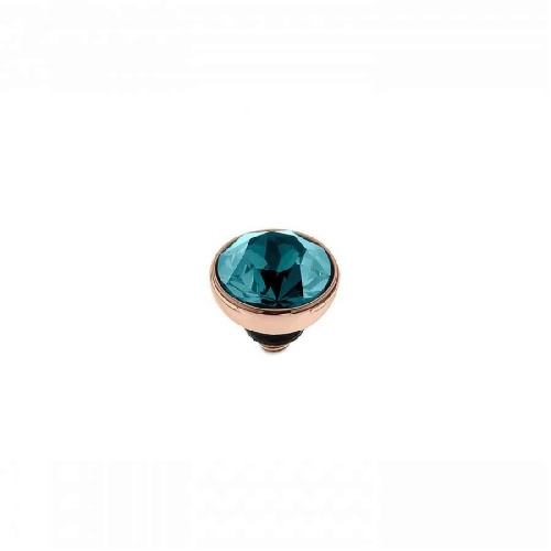 Шарм Qudo Bottone Indicolite 8 мм 680126 BL/RG