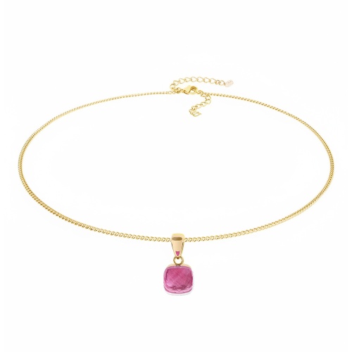 Колье Qudo FIRENZE (G) Padparadscha, 107001/48-4308