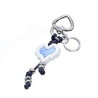 Брелок Moon Paris, Ringo, с перламутровым сердцем, MR-24.06-052 голубой