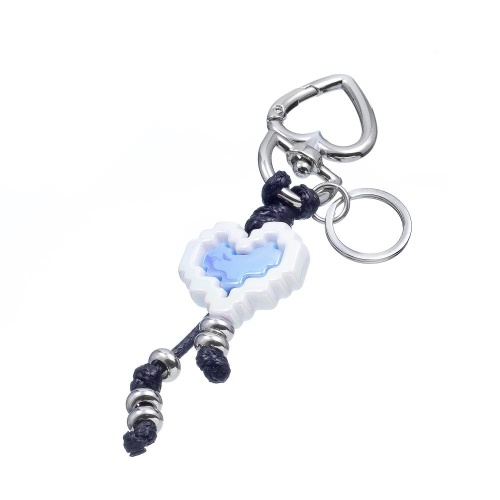 Брелок Moon Paris, Ringo, с перламутровым сердцем, MR-24.06-052 голубой