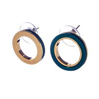 Серьги Nuance, асимметричные, NFN-23.03-008 золотистый