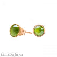 Пусеты Fiore Luna Crystal Lime SWE298 CLIM RG