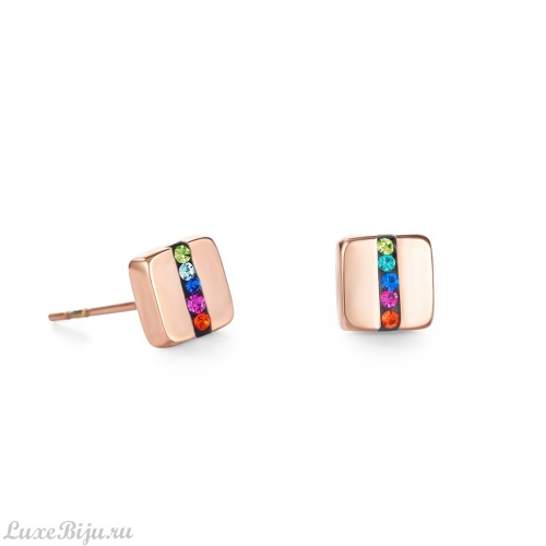 Пусеты Coeur de Lion Multicolor, 0225/21-1500