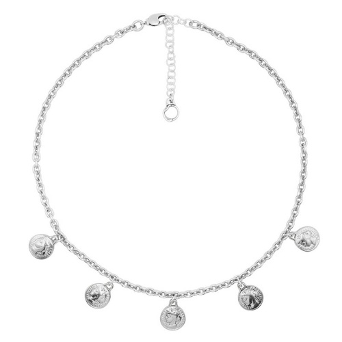 Колье Ciclon, Sophie, с монетами, металл, CN-245804 серебристый