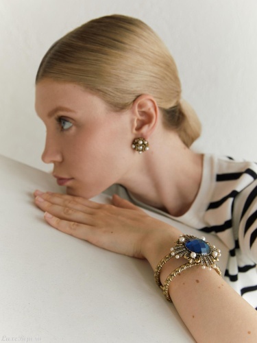 Браслет Fiore di Firenze BR1854 PERLA BLU фото 6