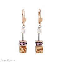 Серьги Coeur de Lion Lilac-Beige 4905/20-0836