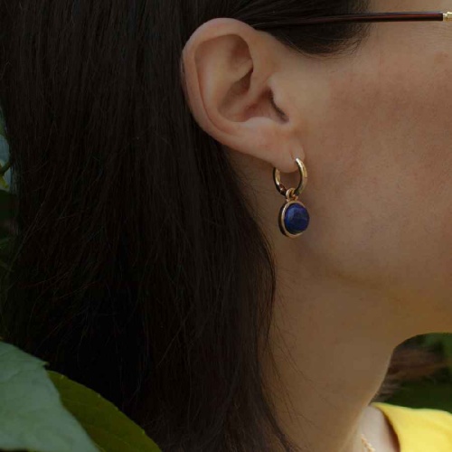 Серьги Fiore Luna NATURAL LAPIS, LE1111 BL/G фото 2