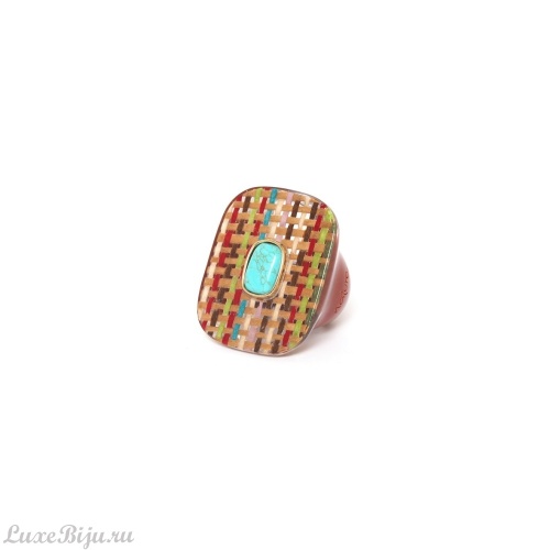 Кольцо Nature Bijoux, Dakota, с говлитом, яшмой и смолой, NB24.1-19-25155 коричневый, 18