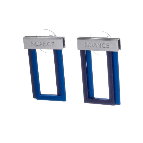 Серьги Nuance, асимметричные, NFN-23.03-027 серебристый